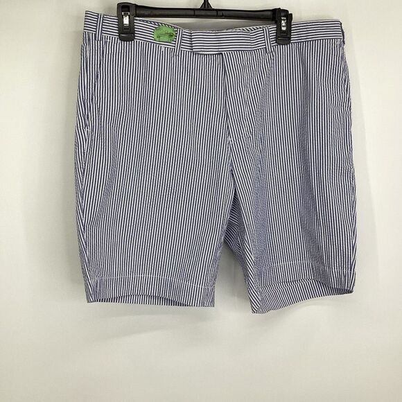 Mens Ralph Lauren Seersucker Blue/white Suffield Fit shorts 381‎ Bleeker - Picture 1 of 11